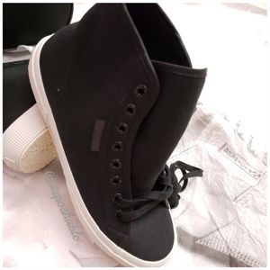 Superga Canvas Hi-Top Sneakers Black